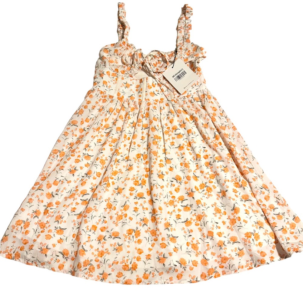 NWT Hello molly floral orange dress